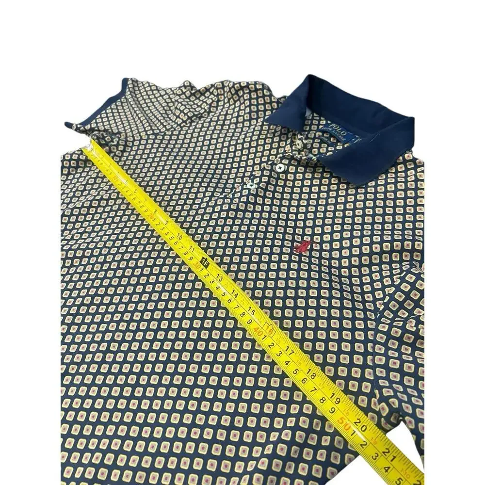 Polo Ralph Lauren Shirt Men Size Medium Multicolor Short Sleeve Classic Preppy